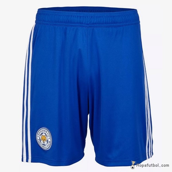 Pantalones Leicester City Replica Primera Ropa 2018/19 Azul